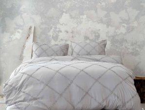 Παπλωματοθήκη Μονή (Σετ 160×240) Nima Bed Linen Sansa Grey