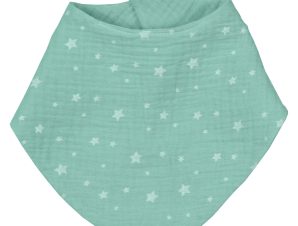 Σαλιάρα-Μπαντάνα Μουσελίνα (22×30) Baby Oliver Muslin Mint 373